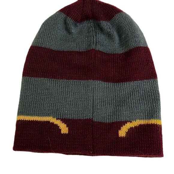 CultureFly Unisex Multicolor Striped Harry Potter Glasses Bolt Beanie One Size - Picture 3 of 8